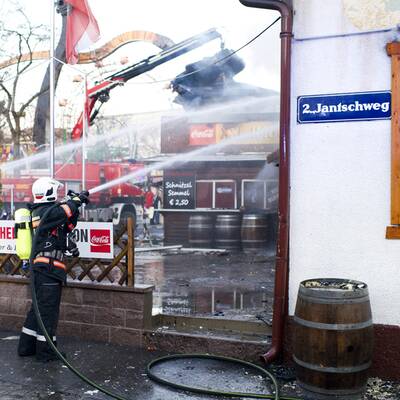 Völlig ausgebrannt: Das XXL- Restaurant