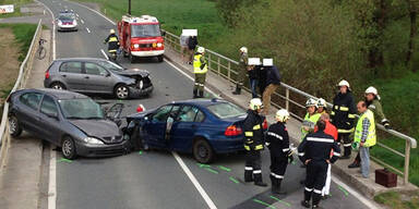 4 Verletzte bei Verkehrsunfall bei Preding