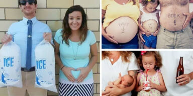 So witzig k&ouml;nnen Schwangerschafts-Nachrichten sein!