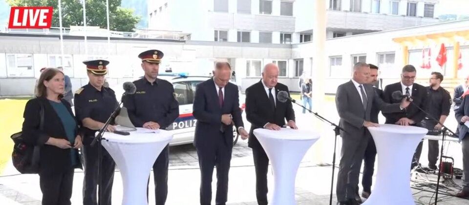 Pressekonferenz nach Amoklauf an Grazer Schule
