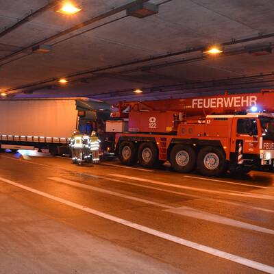LKW Unfall im S1 Tunnel Vösendorf