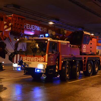 LKW Unfall im S1 Tunnel Vösendorf