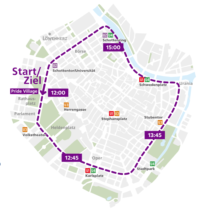 Der LIVE-Ticker zur Vienna Pride: 