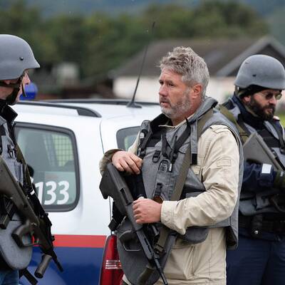 Hier hat sich der Mann verschanzt