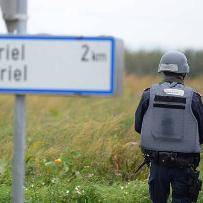 Hier hat sich der Mann verschanzt