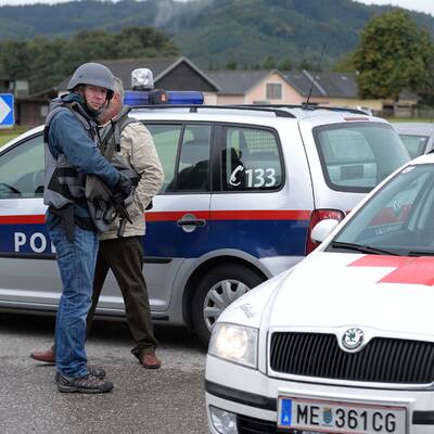 Hier hat sich der Mann verschanzt