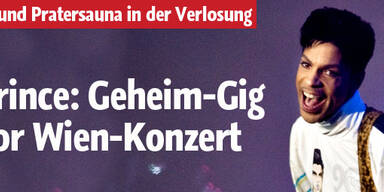 Prince: Geheim-Gig vor Wien-Konzert
