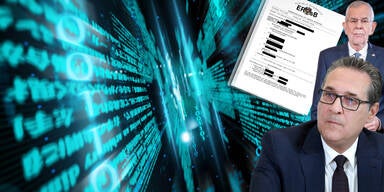 Riesiges Datenleck: Privatadressen von VdB und Strache im Netz