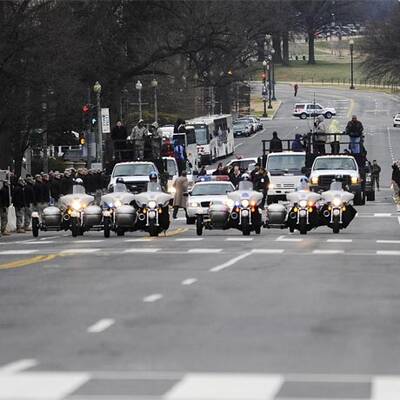 Die Proben für die Angelobung von Barack Obama