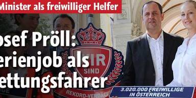 Pröll: Ferienjob
als Rettungsfahrer