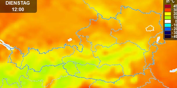 Glut-Hitze hat Österreich im Griff