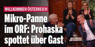Mikro-Panne im ORF: Herbert Prohaska spottet über Gast
