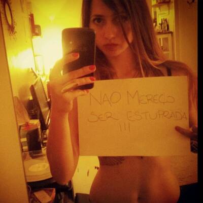 Nackt-Protest gegen Vergewaltigungen