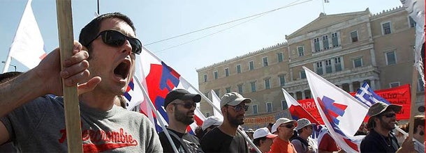 Frust und blinde Wut in Athen