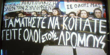 Jugendliche stürmten TV-Sender in Athen