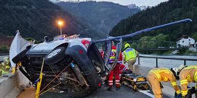 Unfall Protz Eisenstange