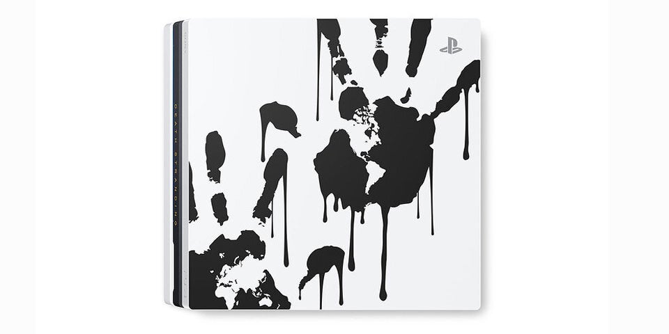 PS4 Pro im Death-Stranding-Design