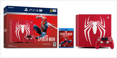Sony bringt PS4 im Spider-Man-Design