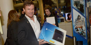 Promi-Auflauf beim Playstation 4-Start