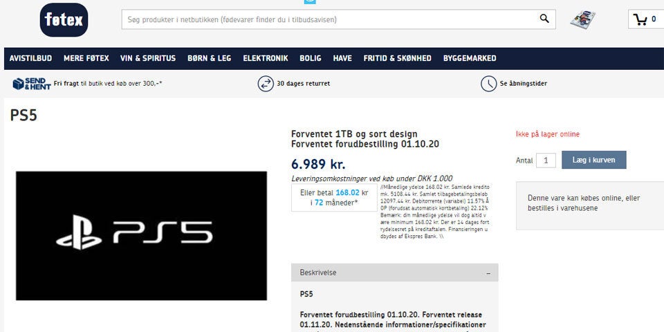 PS5: Erste Händler starten Vorverkauf