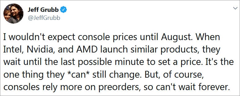 Neue Infos zum Preis der PlayStation 5