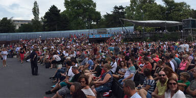 Mega-Stimmung bei Public-Viewing-Events