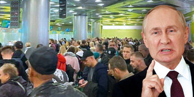 Russen fl&uuml;chten vor Putins brutalem Krieg