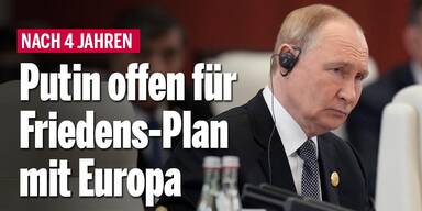 Putin offen für Friedens-Plan mit Europa