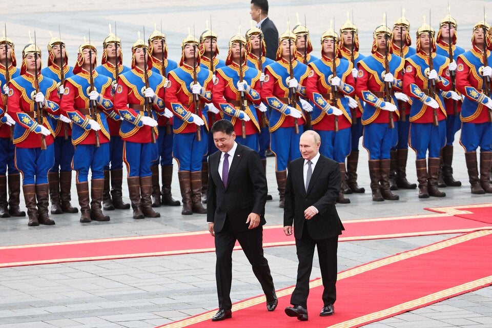 Putin in der Mongolei