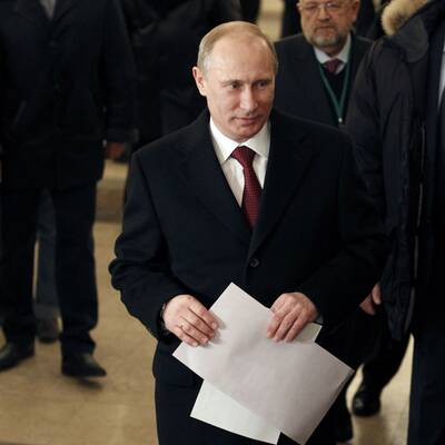 Zieht wieder in den Kreml ein: Wladimir PutinWill wieder in den Kreml: Wladimir Putin