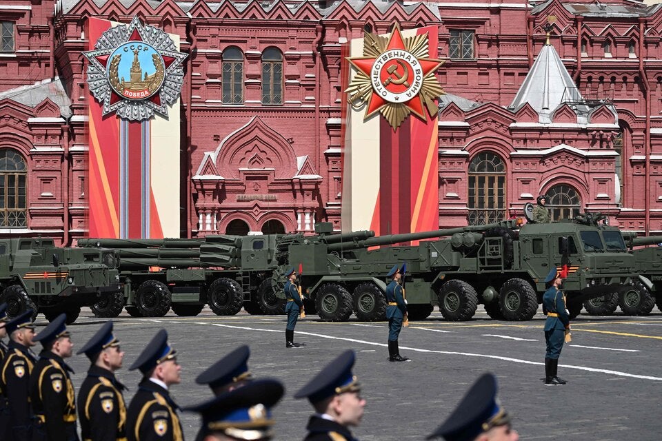 Militärparade in Moskau