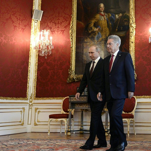 Putin verspricht in Wien Frieden