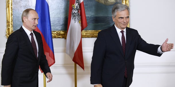 Putin verspricht in Wien Frieden