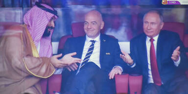 Putin Infantino Bin Salman