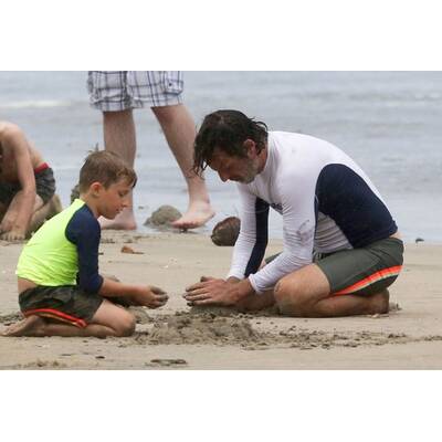 Andrew Lincoln: Surfen mit Sohn Arthur