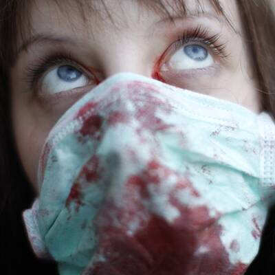 Gruseliger Zombie-Flashmob