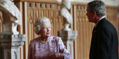 Bush traf Queen zum Tee auf  Windsor