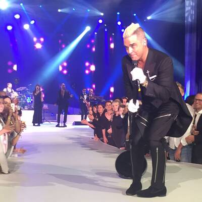 Robbie-Show bei Glock-Fest 