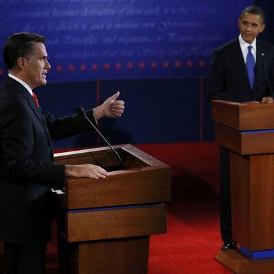 Der US-Präsident und sein Herausforderer treffen zum ersten Mal im TV aufeinander