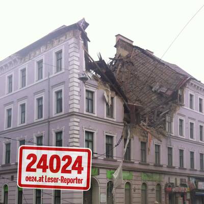 Wohnhaus in Wien nach Explosion eingestürzt