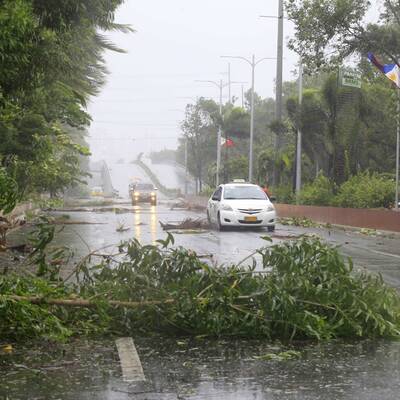 Taifun Rammasun fegte über die Philippinen