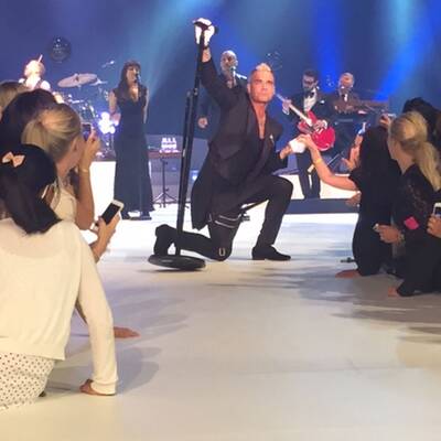 Robbie-Show bei Glock-Fest 