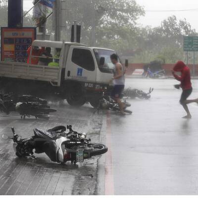 Taifun Rammasun fegte über die Philippinen