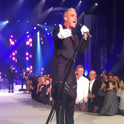Robbie-Show bei Glock-Fest 
