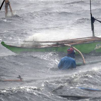 Taifun Rammasun fegte über die Philippinen
