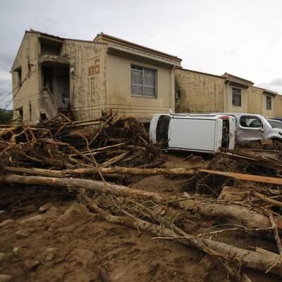 Gewaltiger Erdrutsch in Japan