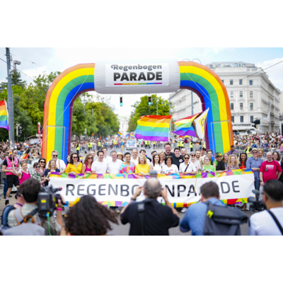 Regenbogenparade in Wien