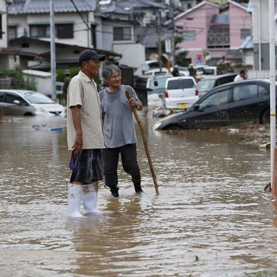 Gewaltiger Erdrutsch in Japan