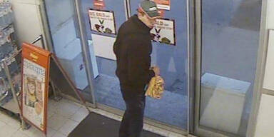 Räuber überfallt Supermarkt zwei Mal