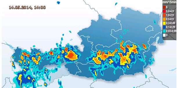 Unwetter-Alarm: Überflutungen drohen